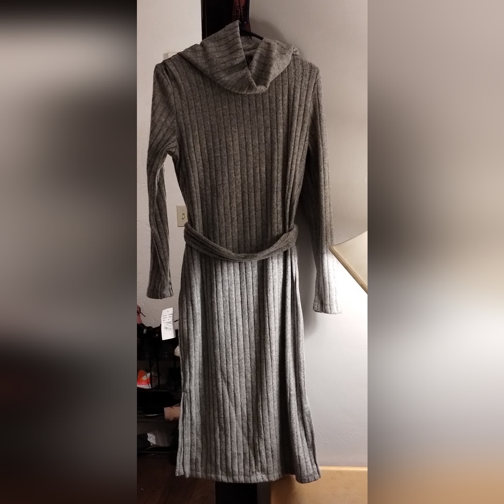 Grey Cowl neck dress